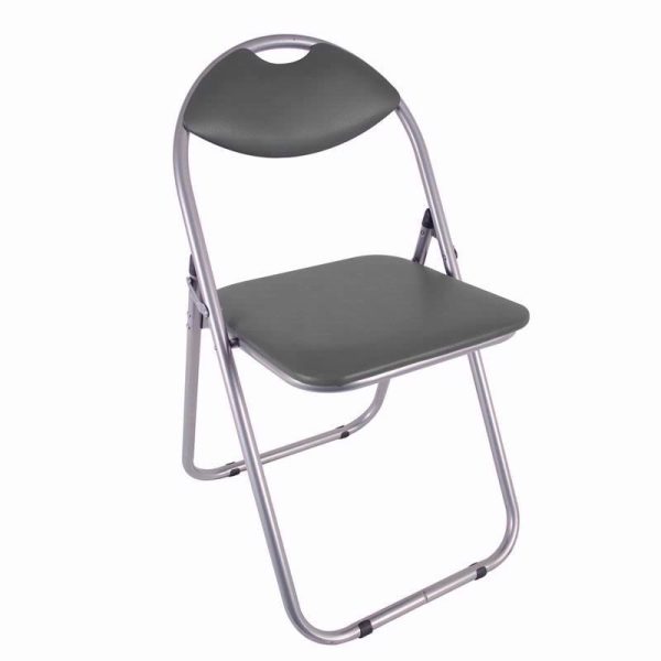 PARIS FOLD UP CHAIR GREY